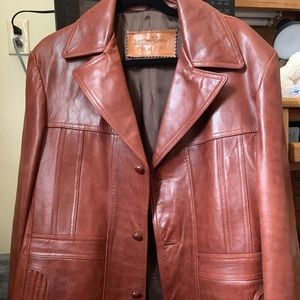 William Barry brand new leather jacket